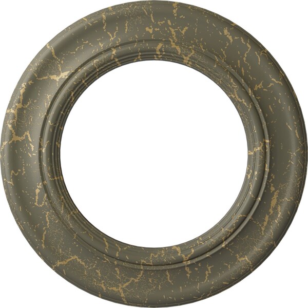 Ekena Millwork Holmdel Ceiling Medallion (Canopies up to 12 7/8"), 20 7/8"OD x 12 7/8"ID x 1"P, Witch Hazel Crackle CM20HOWHC - main
